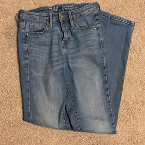 High rise skinny jeans